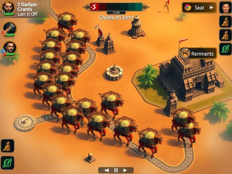 Baga Grand Conquest gameplay screenshot showing army formation